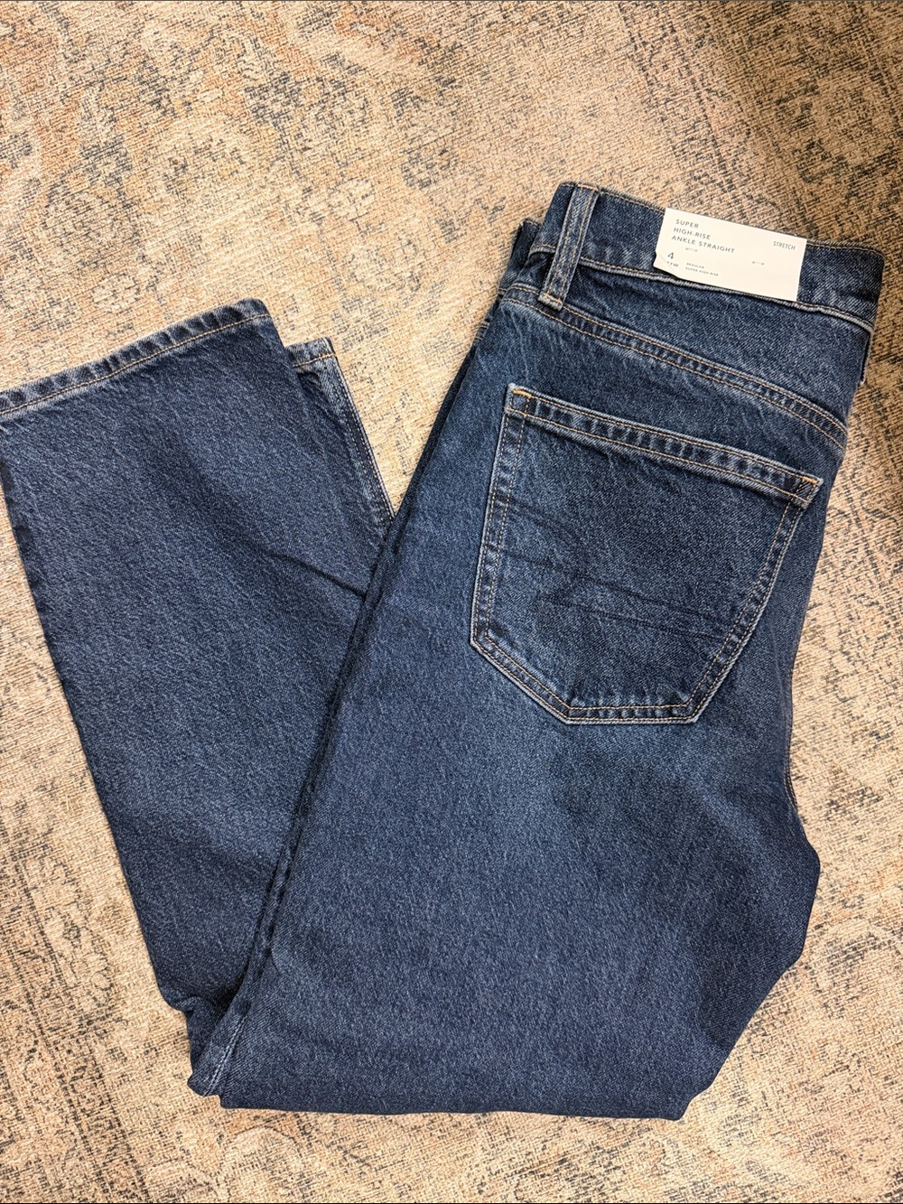 NWT AE Super High Rise Ankle Jeans